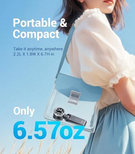 Miniatura de Ventilador Portátil Turbo Diveblues: ¡Hasta 12h de Aire Frío! 4