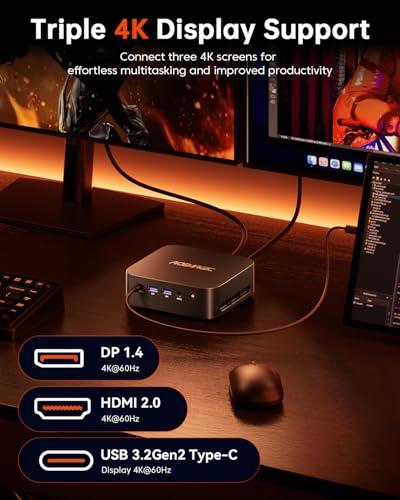 Miniatura de Mini PC ACEMAGICIAN Kron Mini K1: Ryzen 7, 32GB RAM, 1TB SSD y 4K 7