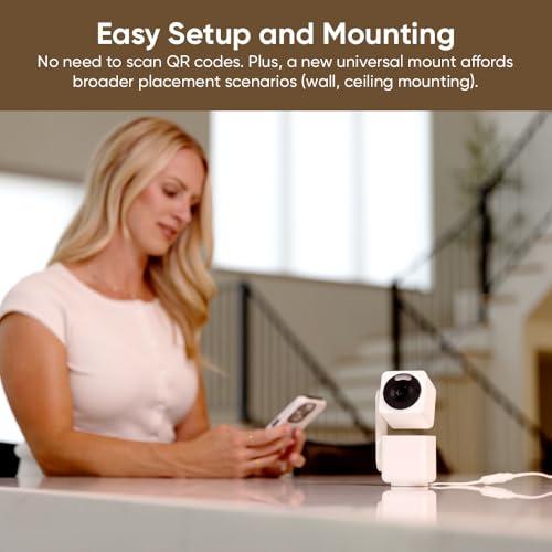 WYZE Cam Pan v4, 4K Smart Security Camera, AI Indoor/Outdoor Cameras for Home Security, Baby & Pet, Color Night Vision, 360° Pan/Tilt/8 x Digital Zoom, 2.4G & 5G, Works with Alexa  thumbnail 13