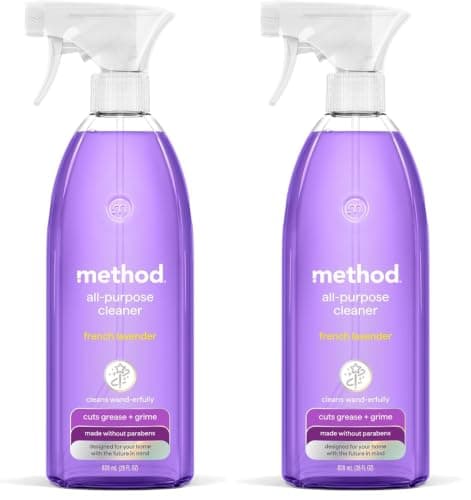 Method All-Purpose Cleaner Spray, French Lavender, Perfect for Most Counters, Tiles and More, 28 Fl Oz (Pack of 2)
