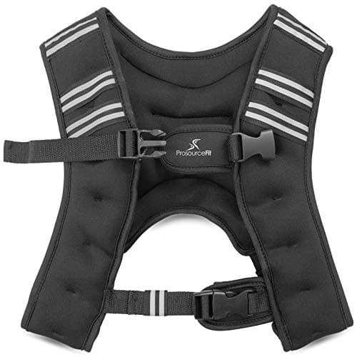 Chaleco de Entrenamiento con Peso ProsourceFit de 20lb, Negro