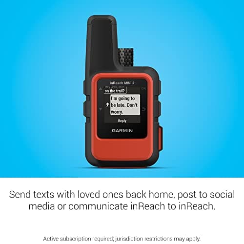 Garmin inReach Mini 2 Naranja: Comunicador Satelital Compacto para Aventura