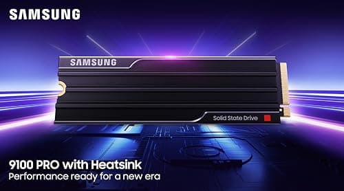 Miniatura de Samsung SSD 9100 PRO con Disipador 2TB, PCIe 5.0x4 M.2 2280, Hasta 14,700MB/s 9