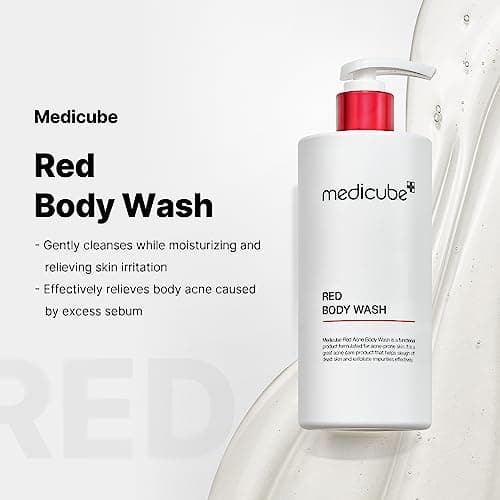 medicube Red Body Wash | Low pH Clarifying Body Wash For Back & Chest thumbnail 2