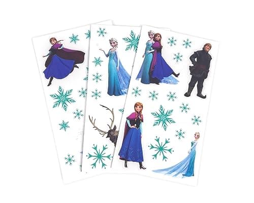 Tytan Toys Disney Frozen Magnetic Tiles Princess Castle - 68-Piece STEAM Building Set with Glitter Tiles & Elsa, Anna, Olaf Stickers - Educational Frozen Toys for Girls Age 3-4+ thumbnail 10