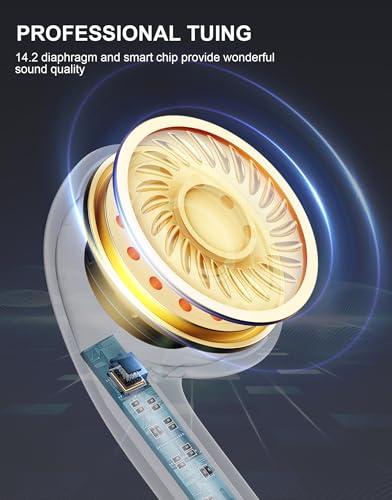 Audífonos USB-C Alámbricos con Micrófono y Sonido HiFi para iPhone y Samsung