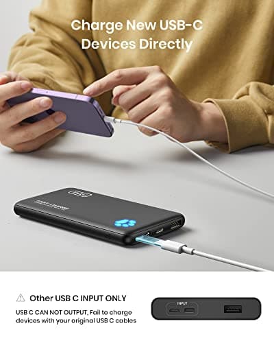 Miniatura de Power Bank INIU 10000mAh Ultra Delgado con Carga Rápida USB C 3