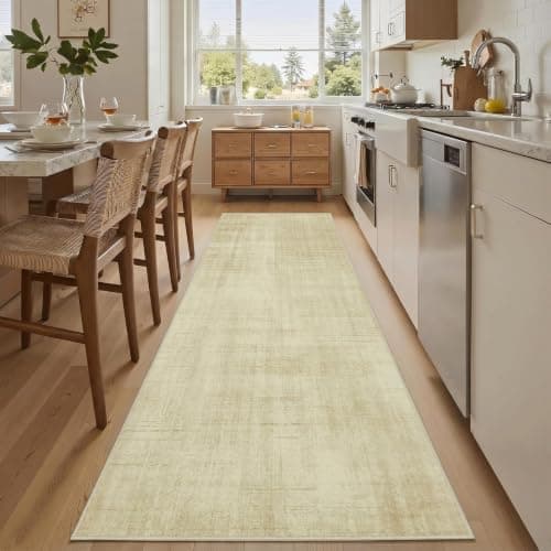 Miniatura de Set de 2 Tapetes Corredores Joydeco Lavables Boho Beige 2x8 para Múltiples Áreas 3