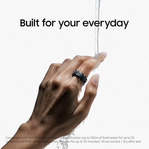 SAMSUNG Galaxy Ring, AI Smart Ring, Size First w/Sizing Kit, No App Subscription, Fitness Monitor, Sleep Tracker, Up to 7-Day Battery, Size 5, Titanium Silver [US Version, 1Yr Manu thumbnail 5