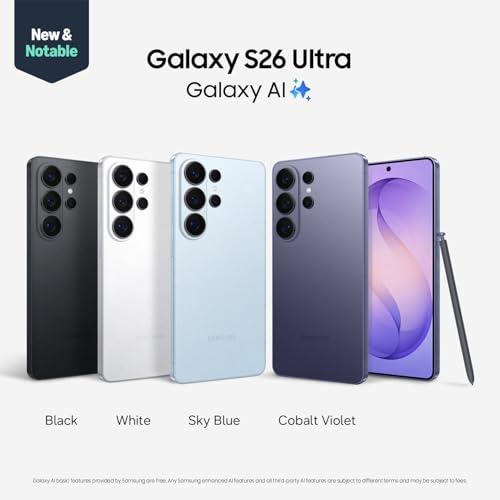 [effective price] Samsung Galaxy S26 Ultra, Unlocked Android Smartphone + $200 Gift Card, 256GB, Privacy Display, Galaxy AI, AI Camera, Super Fast Charging 3.0, 2026 thumbnail 2