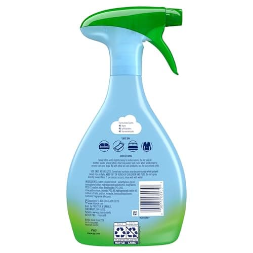 Febreze Fabric Spray Air Freshener, Odor-Fighting Fabric Refresher, Sneaker Balls Alternative, Couch Cleaner, Linen Spray, Multi-Use, Gain Original Scent, 23.6 fl oz (Pack of 2) thumbnail 10