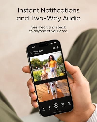 eufy Security Video Doorbell E340,No Subscription,Dual Cameras,2K FHD,Head-to-Toe View, Doorbell Camera Wireless & Wired, Color Night Vision, Two-Way Talk, AI Motion/Package Detect thumbnail 5