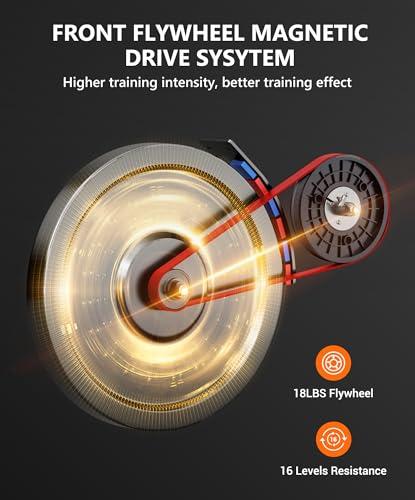 Miniatura de THERUN Elliptical Exercise Machine, 3-in-1 Cardio Climber Stepping Elliptical Machine for Home, Stair Stepper Elliptical Training Machines w/16 Levels Resistance, Pulse Sensor, LCD 3