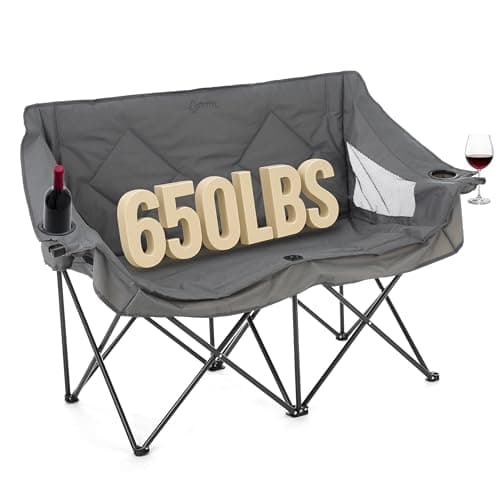 ARROWHEAD OUTDOOR Portable Folding Double Duo Camping Chair Loveseat
