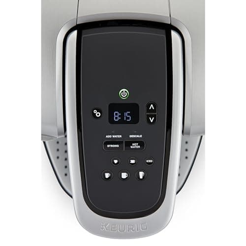 Cafetera Keurig K-Elite de Taza Única K-Cup (Plata Cepillada)