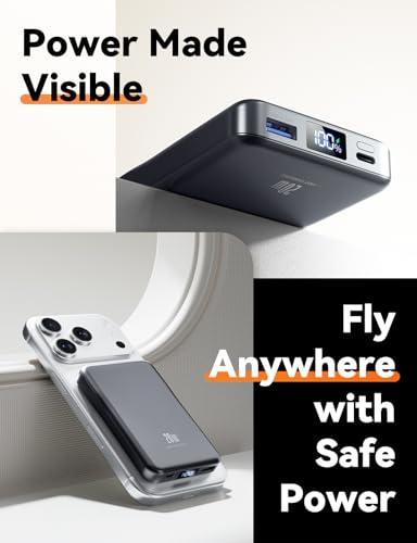Cargador Portátil Magnético Aobbow 10000mAh Magsafe con Carga Rápida 20W para iPhone