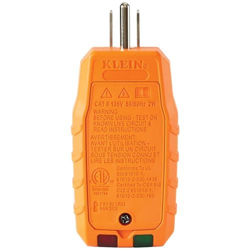 Miniatura de Probador GFCI Klein Tools RT250 con Pantalla LCD 11
