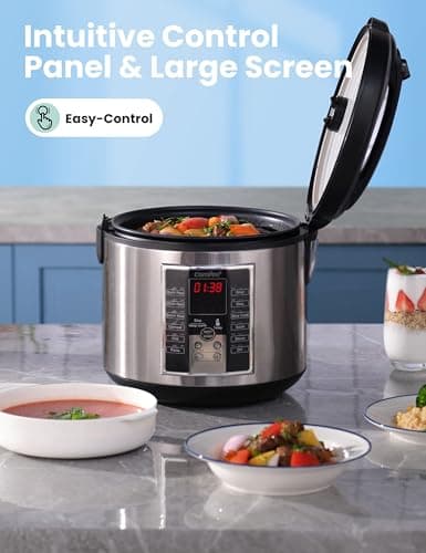 Miniatura de Olla Multicocina COMFEE' 12 en 1 (5.2 Qt) - Arrocera, Vaporera y Más 3
