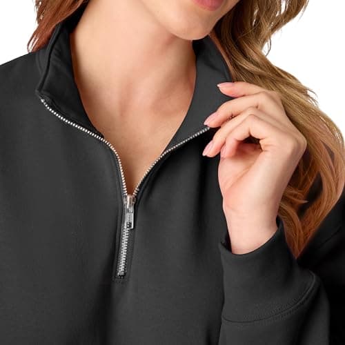 Sudadera Hanes EcoSmart de Polar para Mujer con Cierre 1/4
