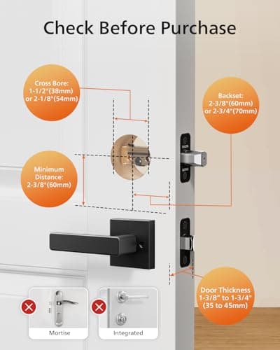 Cerradura Inteligente Digital Philips con Manijas, Acceso Sin Llave, Huella y PIN