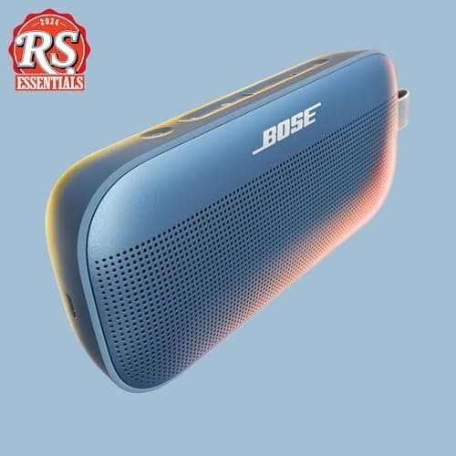 Bose SoundLink Flex Bluetooth Speaker (2nd Gen) - Portable Outdoor Speaker with Hi-Fi Audio, Waterproof and Dustproof, USB-C, Up to 12 Hours Battery Life, Blue Dusk thumbnail 2