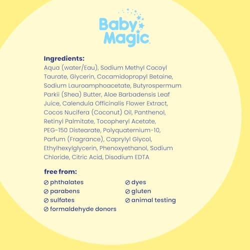 Baby Magic Moisturizing Hair & Body Wash, Soft Powder Scent, 16.5 Fl Oz thumbnail 9