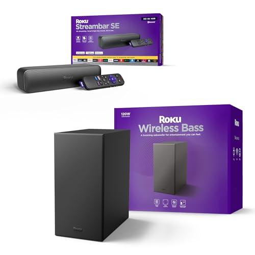 Oferta Roku: Streambar SE 4K HDR y Bajo Inalámbrico para TV