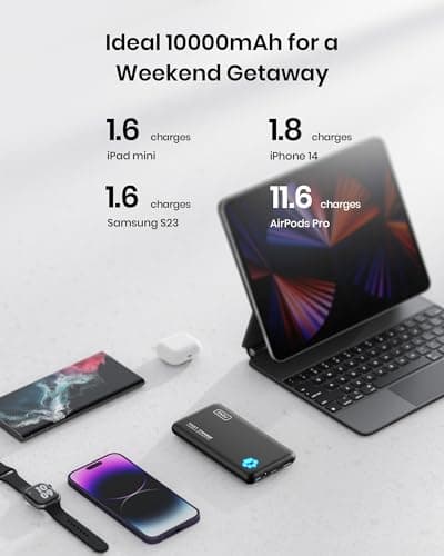Miniatura de Power Bank INIU 10000mAh Ultra Delgado con Carga Rápida USB C 6