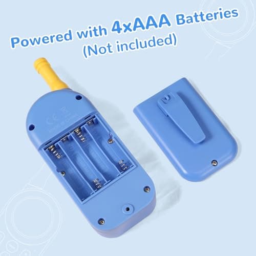 Ptnerbeh Walkie Talkies for Kids Toys: Toys for 3-12 Year Old Boys Girls - 22 Channels 2 Way Radio Toy with Backlit LCD Flashlight - 3 Miles Range for Outside/Camping/Hiking (2-Pac thumbnail 3