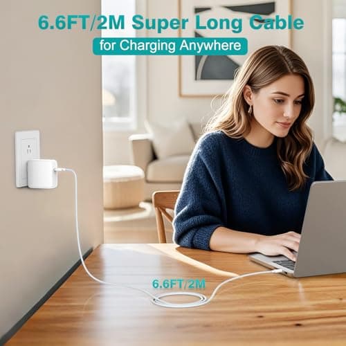 Cargador USB-C 100W Supercompacto para MacBook Pro/Air con Cable