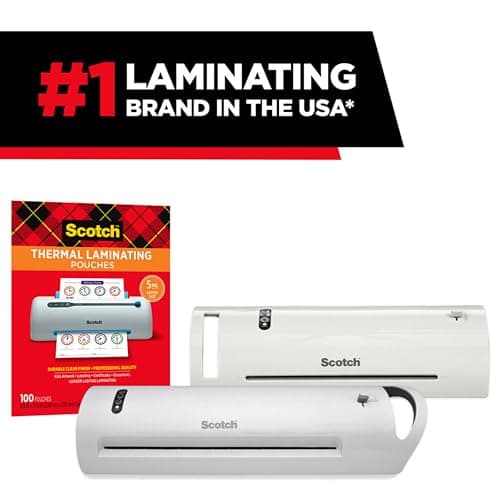 Scotch Thermal Laminating Pouches, for Use with Thermal Laminators, 8.9 x 11.4 Inches, Letter Size Sheets, 100-Pack thumbnail 5