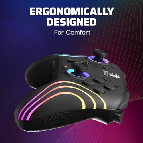Controlador Gaming Inalámbrico PDP Afterglow Wave RGB para Nintendo Switch