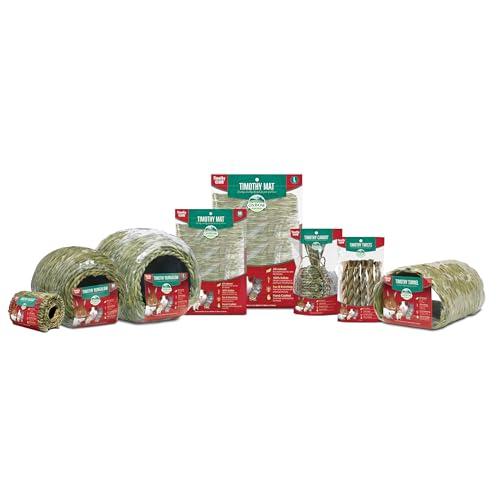 Oxbow Timothy Hay Tunnel, Guinea Pig Hideout, Rabbit & Bunny Tunnel, Edible & Hand-Woven Guinea Pig House, No Wires or String, Small Pet Accessories, for Rabbits, Chinchillas & Rat