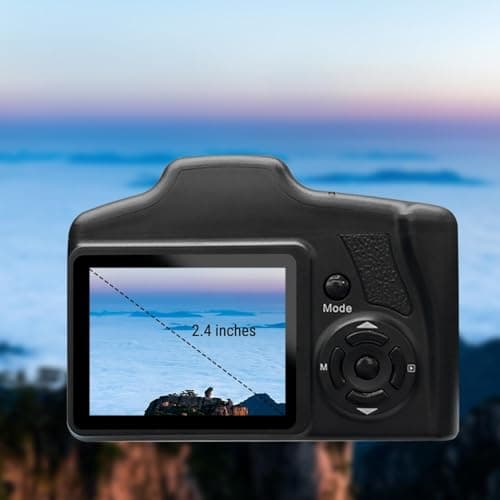 HD 720P Digital Camera with Wide-Angle Lens Small Cameras for Photography | Shakeproof Vlogging Camera Support 16x Digital Zoom Cool Gifts for Beginners Photography Lover Friends Family thumbnail 5