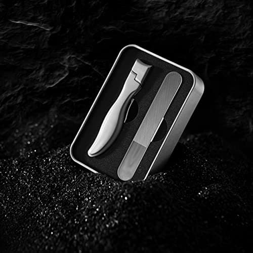 FVION Nail Clippers for Thick Nails, Extra Wide Jaw Opening Large Nail Cutter with File, Heavy Duty Thick Toenail and Fingernail Clippers for Seniors Men Women Adult