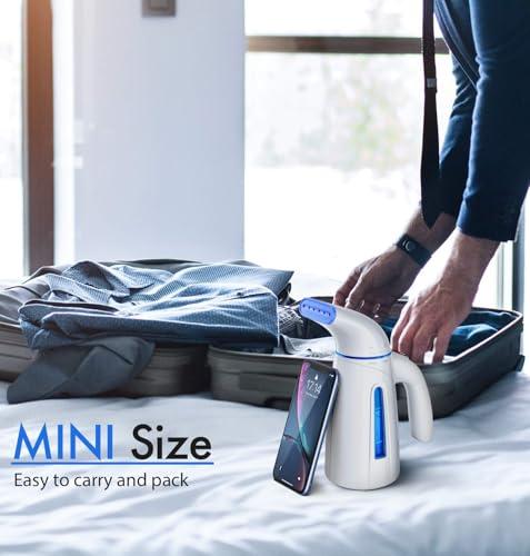 OGHom Steamer for Clothes, Handheld Clothing Steamer for Garment, 240ml Big Capacity 700W Portable Travel Steam Iron (Blue)