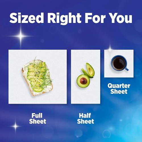 Sparkle Tear-A-Square Paper Towels, 12 Double Rolls - Strong 2-Ply Towels for Kitchen Cleanup and Everyday Messes thumbnail 5