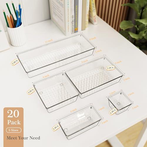 Set de 20 Organizadores Criusia para Cajones - Varios Tamaños y Usos