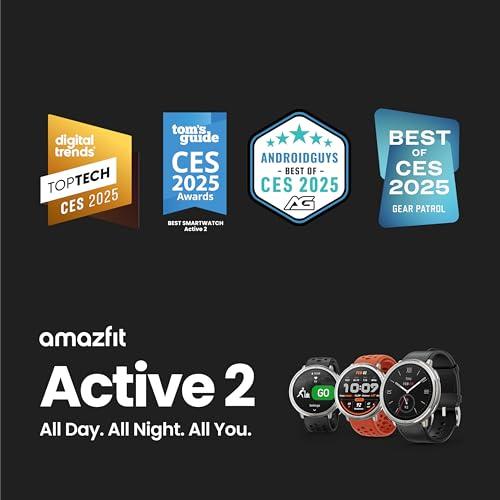 Amazfit Active 2 Sport Smart Watch Fitness Tracker for Android and iPhone, 44mm, 10 Day Battery, Water Resistant, GPS Maps, Sleep Monitor, 160+ Workout Modes, 400 Face Styles, Sili thumbnail 9