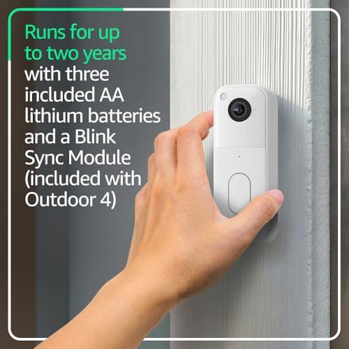 Miniatura de ¡Nuevo! Sistema Seguridad Inteligente Blink: Timbre Video + Cámara Exterior 4 Inalámbrico con 2 Años de Batería 2