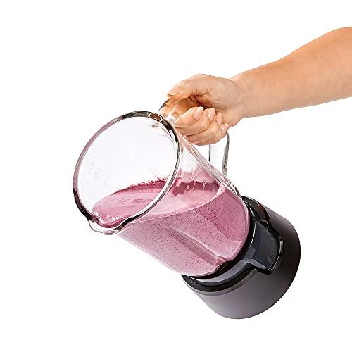 PowerXL Boost Blender, 4 Speed, 800 Watts, 48-oz Glass Jar, Black