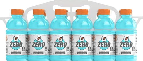Gatorade Zero Azúcar Glacier Freeze, Paquete de 12 Botellas de 355ml con Electrolitos
