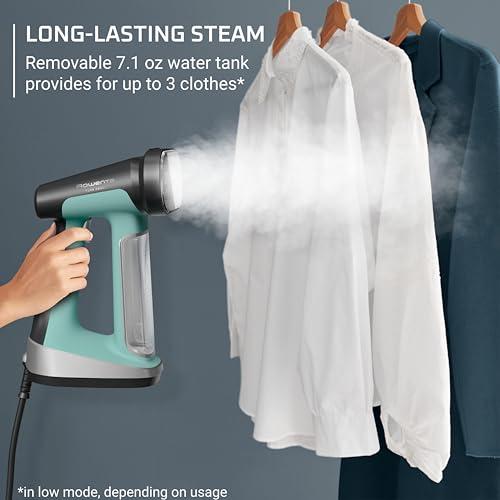 Rowenta Handheld Steamer for Clothes, Pure Force 2in1 Steamer & Iron, 1875W, Vertical/Horizonal Steaming & Ironing, Lightweight, Auto-off, XL power, 1875 Watts, DR8822 thumbnail 7