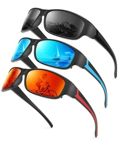Lentes de Sol Polarizados KALIYADI para Hombre: Deportes y Protección UV400