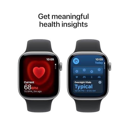 Apple Watch Series 11 [GPS + Cellular 42mm] Smartwatch with Space Gray Aluminum Case with Black Sport Band - S/M. Sleep Score, Fitness Tracker, Health Monitoring, Always-On Display thumbnail 4