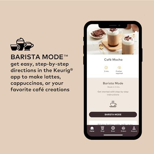 Miniatura de Espumador de Leche Recargable Keurig SimpleCafe para Café 10