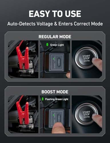 Miniatura de AstroAI S8: Arrancador de Baterías de Auto Portátil 1500A 7