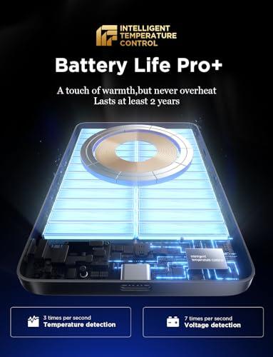 Miniatura de Power Bank LISEN Qi2 MagSafe 15W Ultra Delgado, Carga Rápida 5000mAh 10