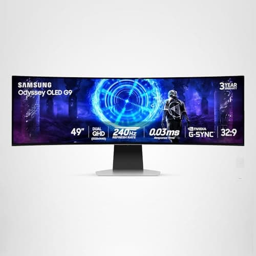 Miniatura de Monitor Gaming Curvo Samsung Odyssey G9 QD-OLED de 49" (G95SD), G-Sync, Dual QHD, 240Hz 12