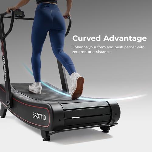 Miniatura de Caminadora Curva Manual Smart Ultra Sunny Health & Fitness SF-X7110 con 8 Niveles de Resistencia Magnética 2